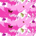 Raparperin alla, pink by Tanja Orsjoki
